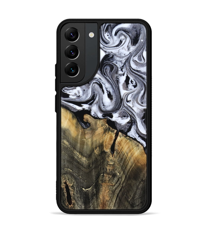 Galaxy S22 Plus Wood Phone Case - Wynter (Black & White, 818795)