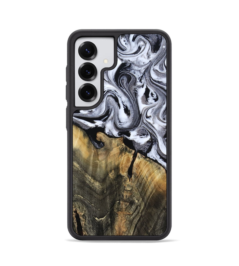 Galaxy S25 Wood Phone Case - Wynter (Black & White, 818795)