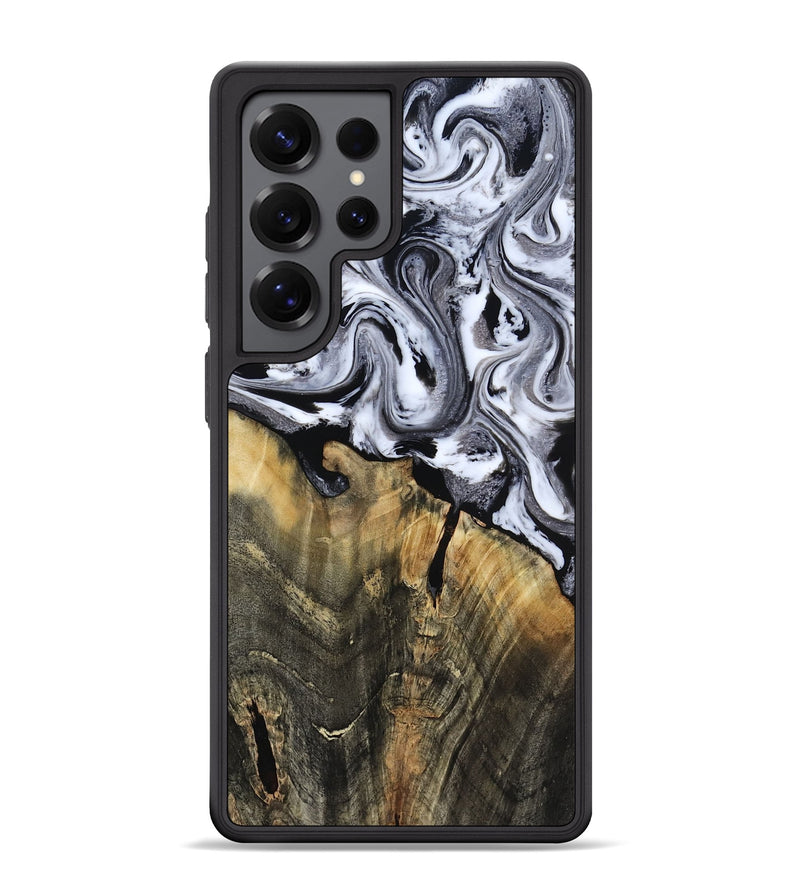 Galaxy S25 Ultra Wood Phone Case - Wynter (Black & White, 818795)
