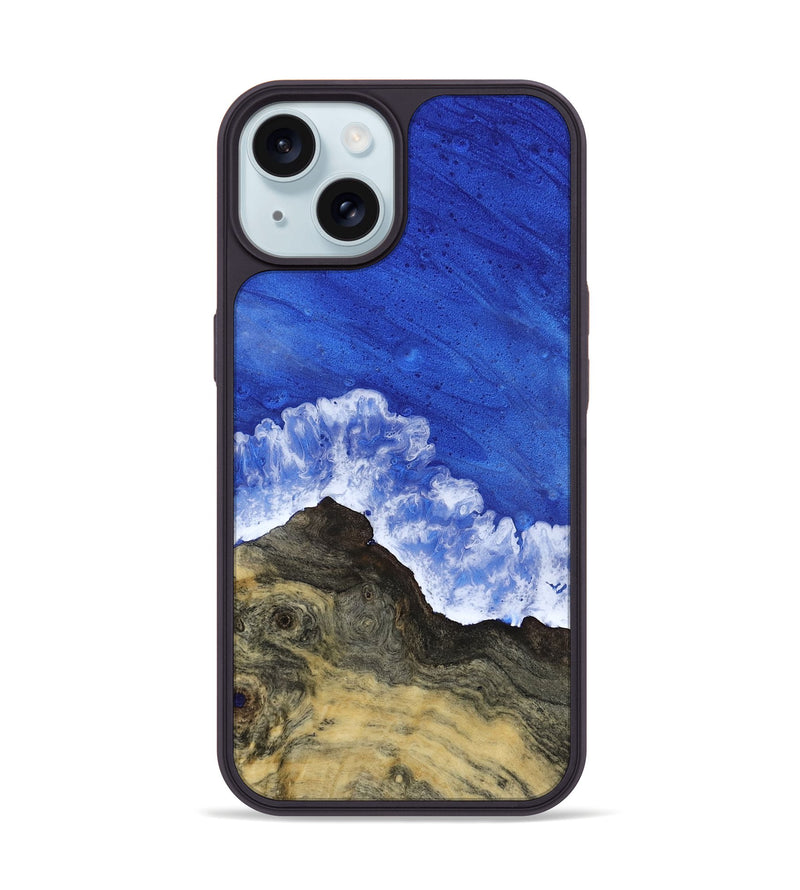 iPhone 15 Wood Phone Case - Spenser (Coastal, 818800)