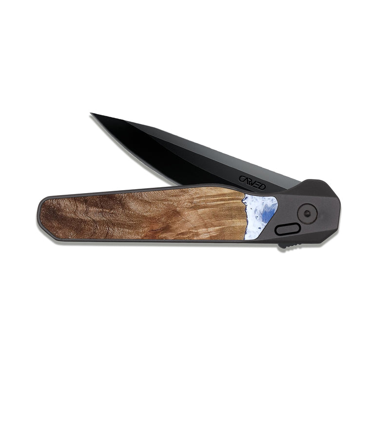 EDC Dark Slate Wood Pocket Knife - Briar (Coastal, 818804)