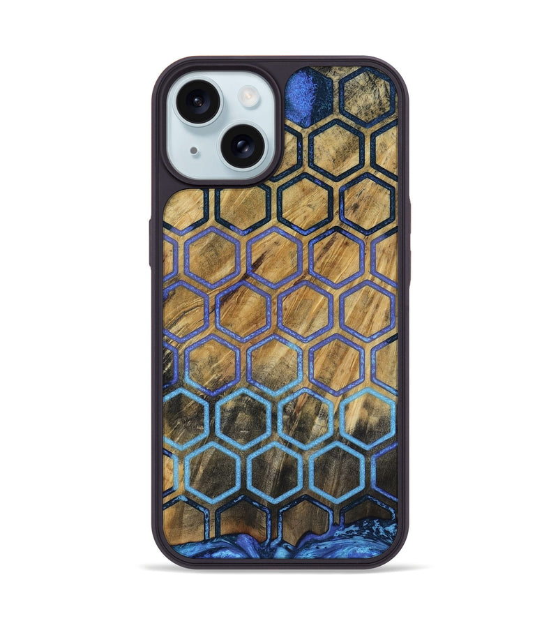 iPhone 15 Wood Phone Case - Pamela (Pattern, 818809)