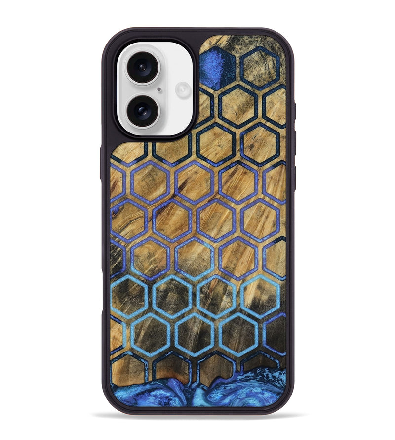 iPhone 16 Plus Wood Phone Case - Pamela (Pattern, 818809)