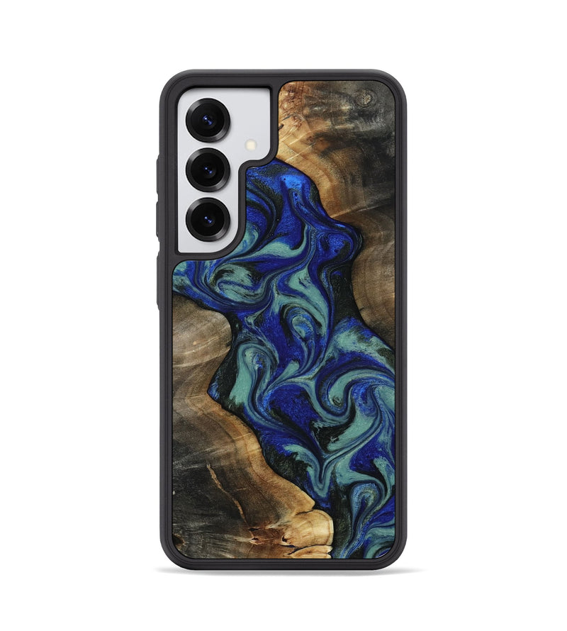 Galaxy S25 Wood Phone Case - Vincent (Green, 818815)