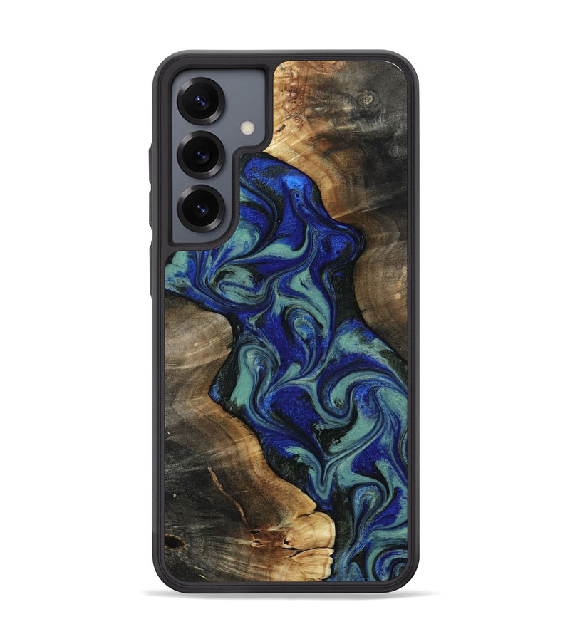Galaxy S25 Plus Wood Phone Case - Vincent (Green, 818815)