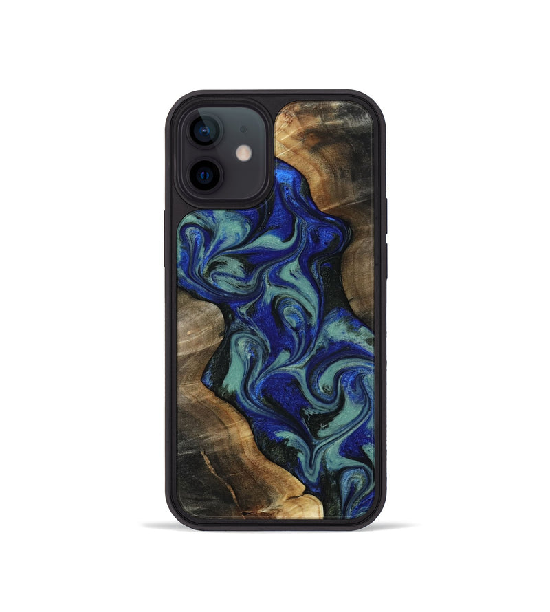 iPhone 12 mini Wood Phone Case - Vincent (Green, 818815)