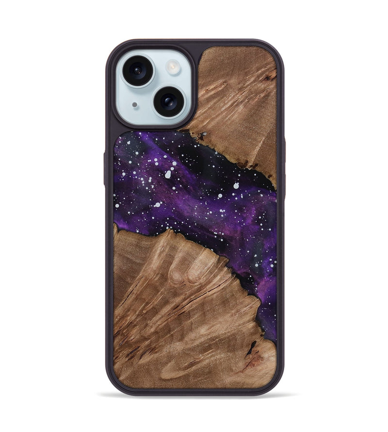 iPhone 15 Wood Phone Case - Linda (Cosmos, 818821)