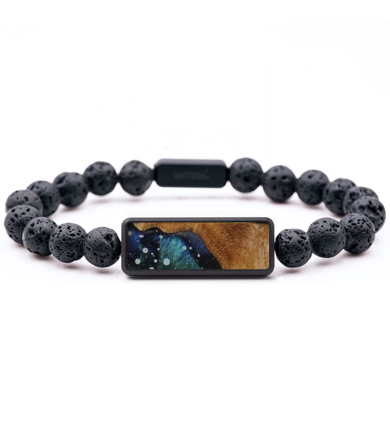 Lava Bead Wood Bracelet - Miranda (Cosmos, 818828)