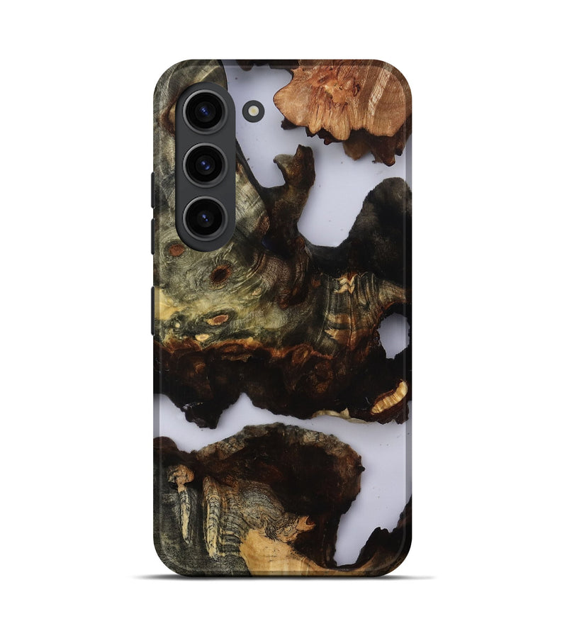 Galaxy S23 Wood Live Edge Phone Case - Ashlie (Clear, 818910)