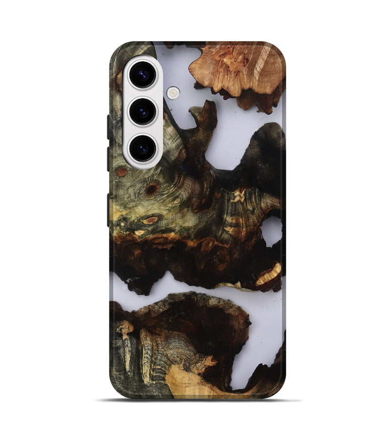 Galaxy S25 Wood Live Edge Phone Case - Ashlie (Clear, 818910)
