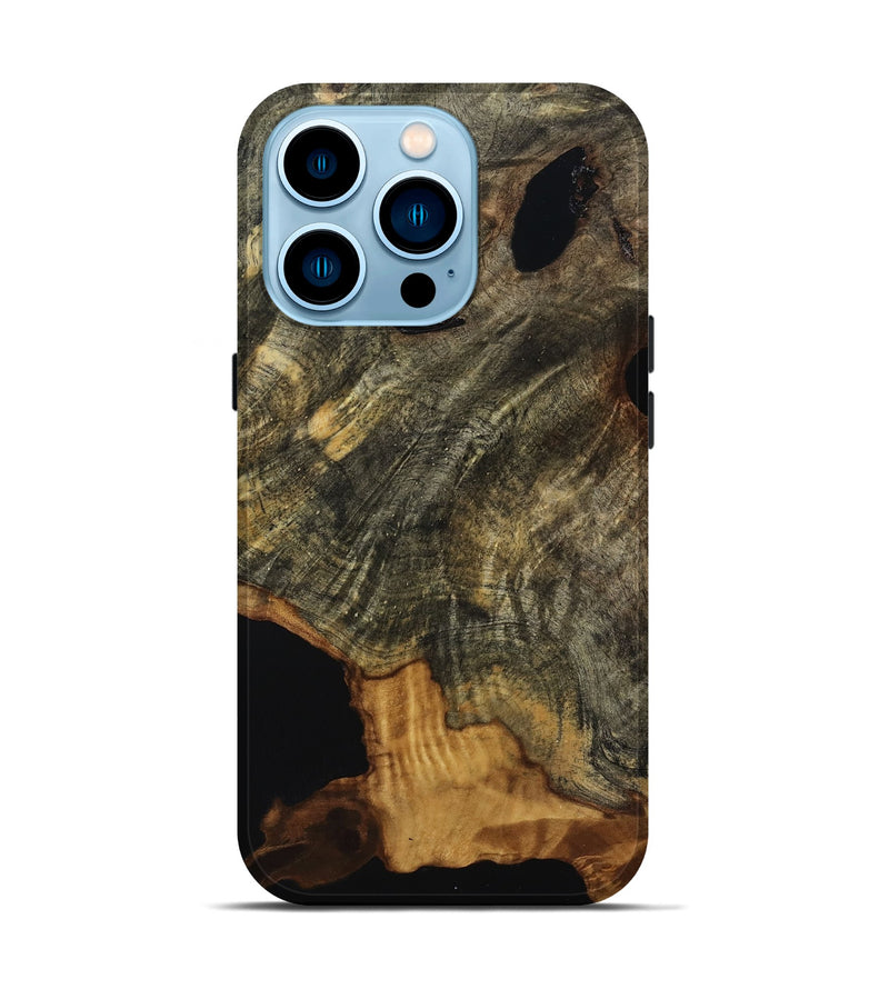 iPhone 14 Pro Wood Live Edge Phone Case - Arline (Wood Burl, 818911)