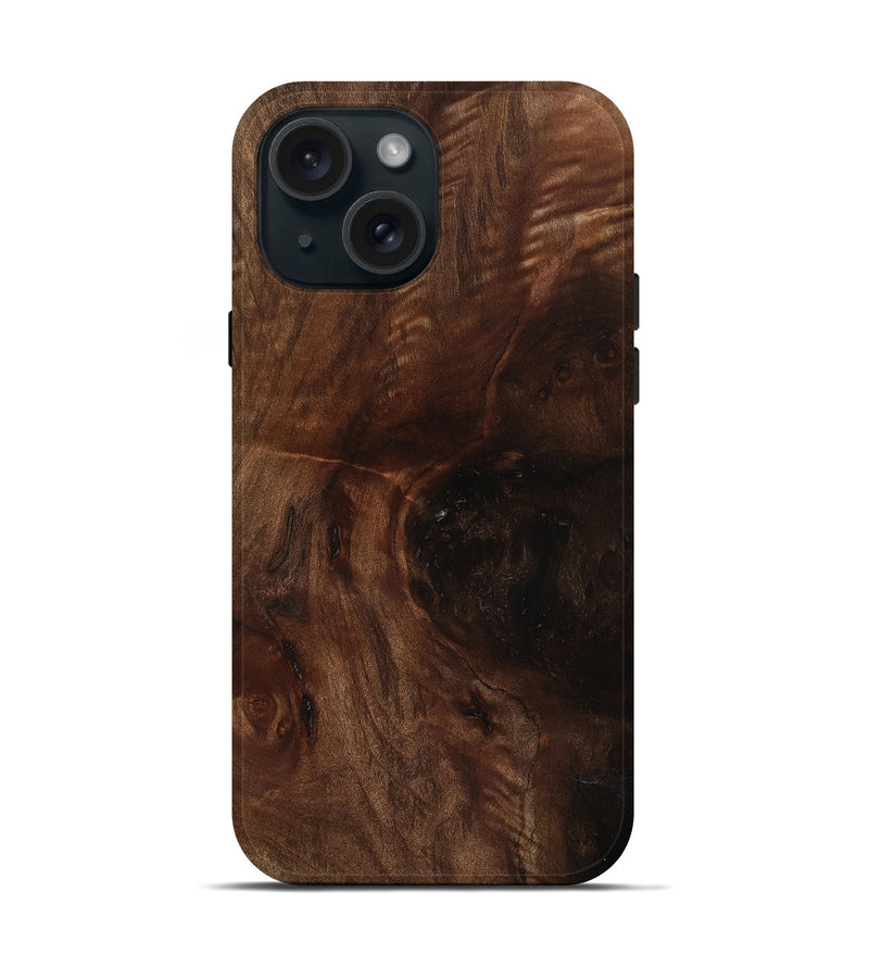 iPhone 15 Wood Live Edge Phone Case - Squire (Wood Burl, 818914)