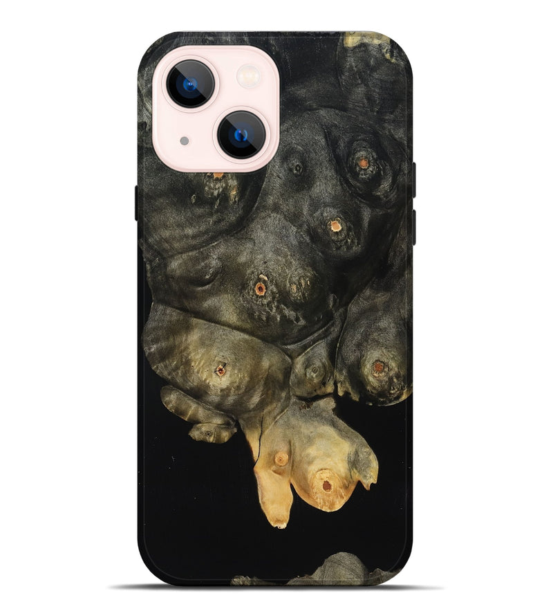iPhone 14 Plus Wood Live Edge Phone Case - Moshe (Wood Burl, 818916)