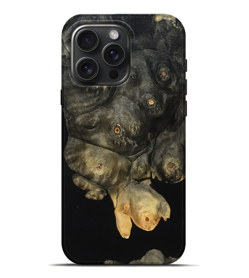 iPhone 16 Pro Max Wood Live Edge Phone Case - Moshe (Wood Burl, 818916)