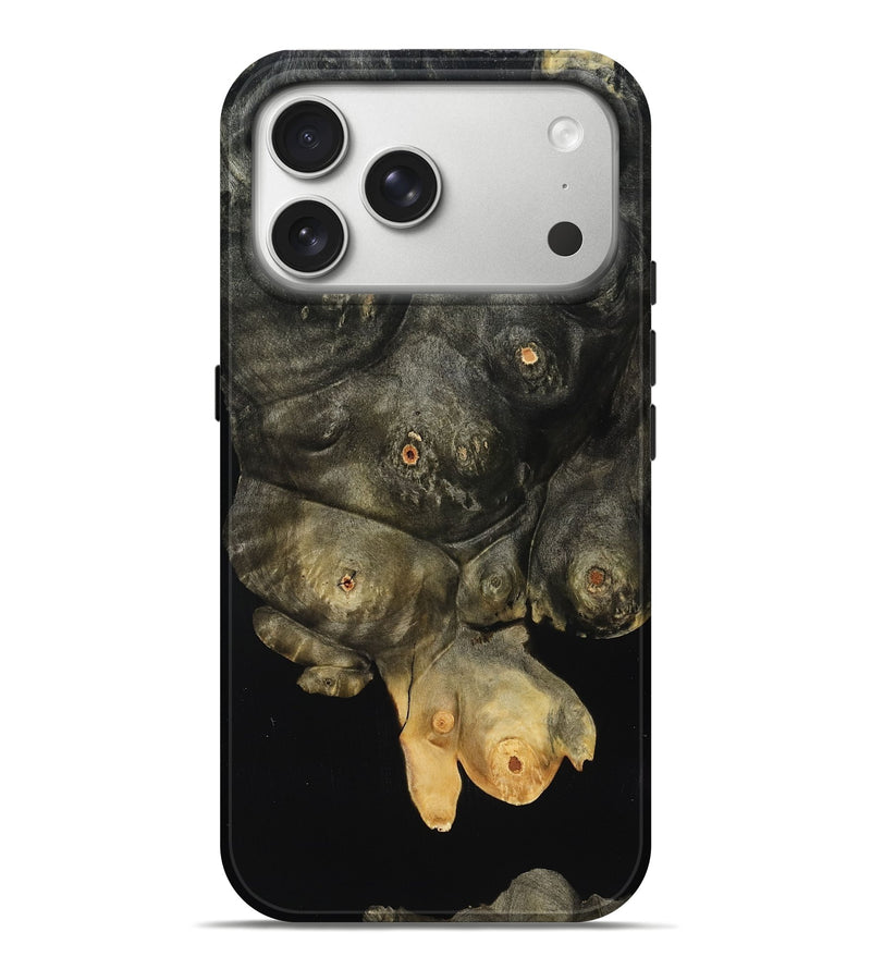 iPhone 17 Pro Max Wood Live Edge Phone Case - Moshe (Wood Burl, 818916)