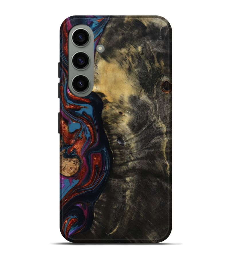 Galaxy S24 Plus Wood Live Edge Phone Case - Michele (Blue, 818918)