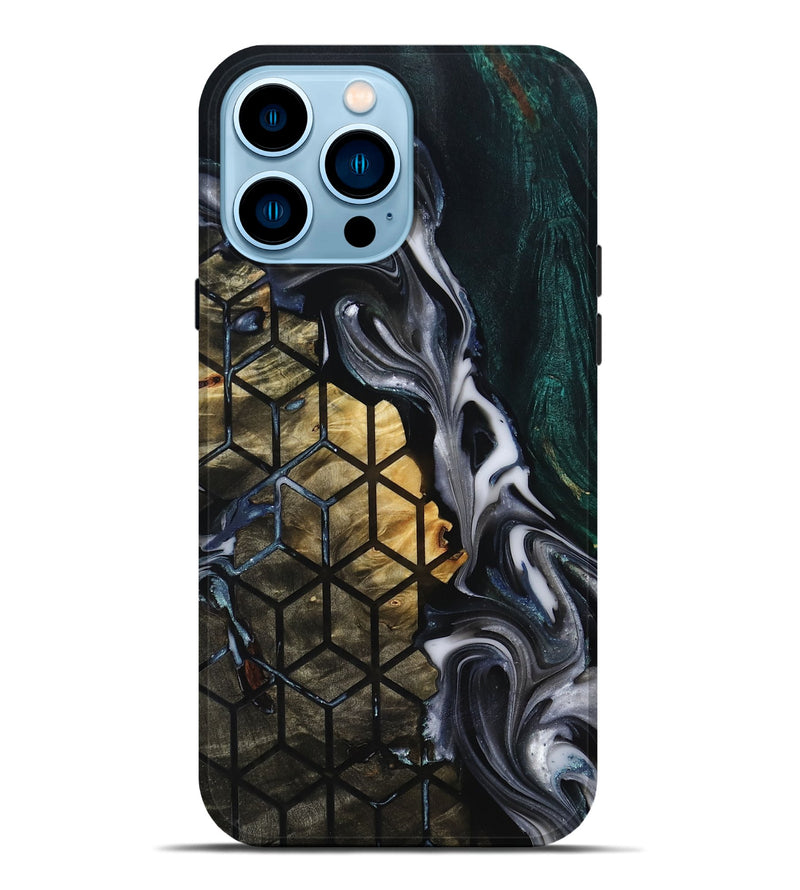 iPhone 14 Pro Max Wood Live Edge Phone Case - Missy (Pattern, 818922)