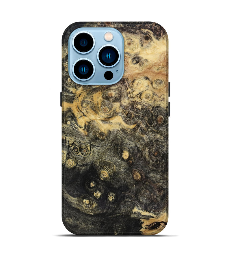 iPhone 14 Pro Wood Live Edge Phone Case - Gertie (Wood Burl, 818923)