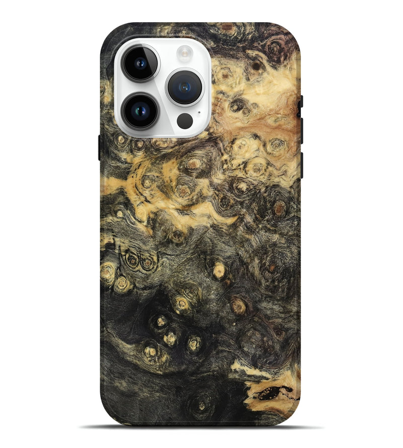 iPhone 15 Pro Max Wood Live Edge Phone Case - Gertie (Wood Burl, 818923)
