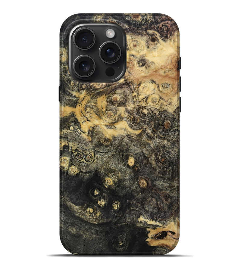 iPhone 16 Pro Max Wood Live Edge Phone Case - Gertie (Wood Burl, 818923)
