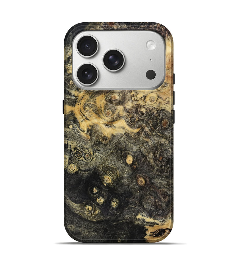 iPhone 17 Pro Wood Live Edge Phone Case - Gertie (Wood Burl, 818923)