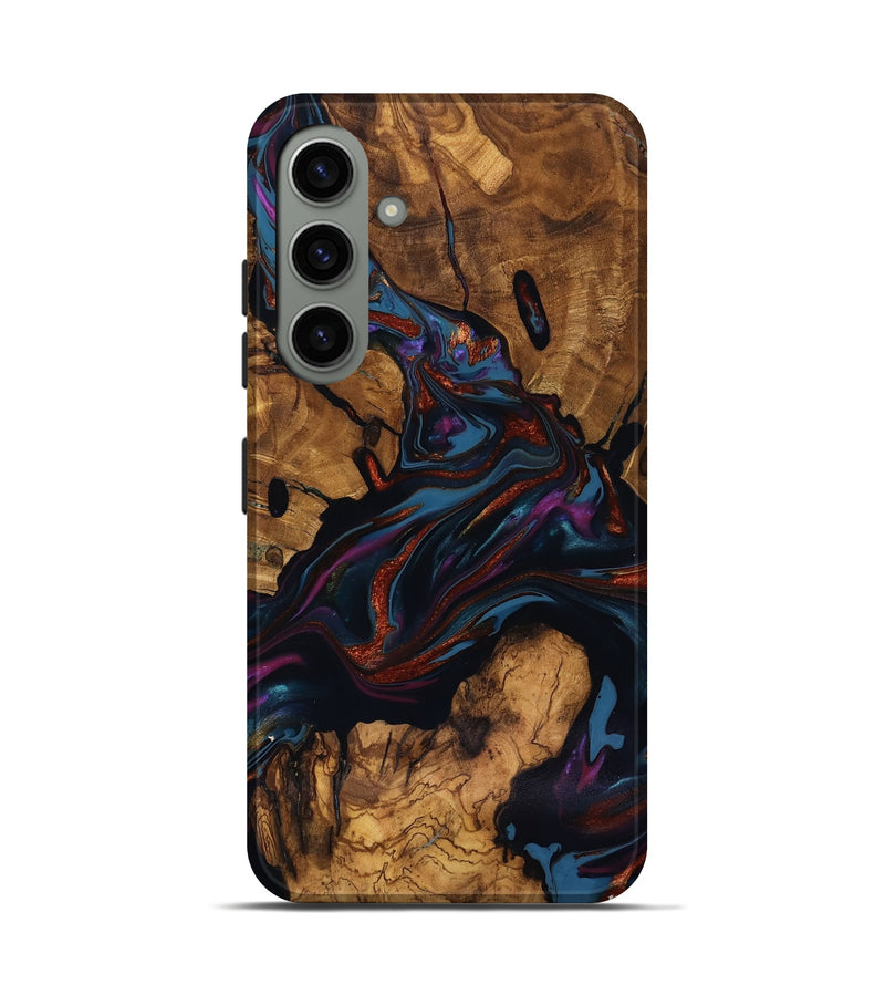 Galaxy S24 Wood Live Edge Phone Case - Ana (Ancient Olive, 818924)