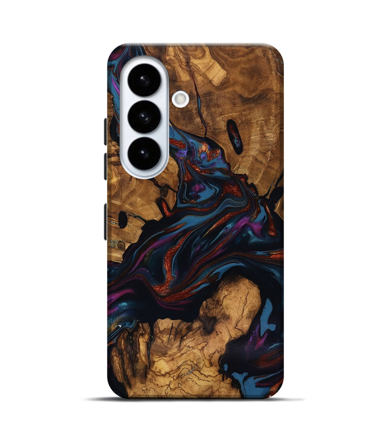Galaxy S26 Wood Live Edge Phone Case - Ana (Ancient Olive, 818924)