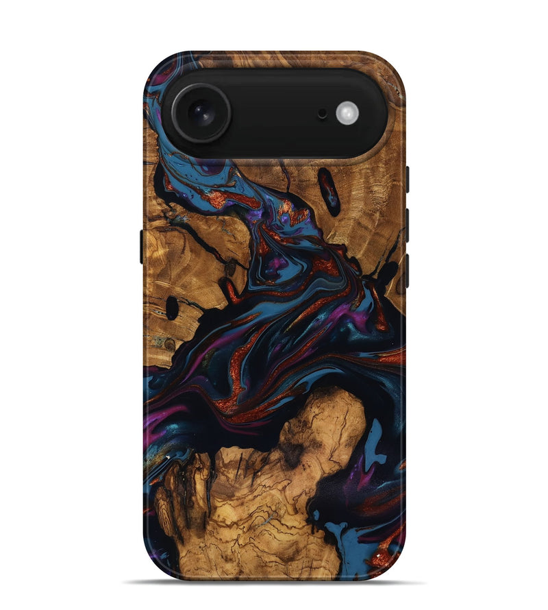 iPhone 17 Air Wood Live Edge Phone Case - Ana (Ancient Olive, 818924)
