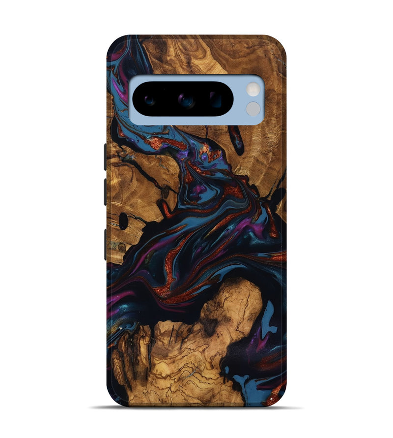 Pixel 8 Pro Wood Live Edge Phone Case - Ana (Ancient Olive, 818924)