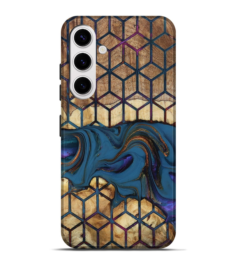Galaxy S25 Plus Wood Live Edge Phone Case - Reuben (Pattern, 818925)