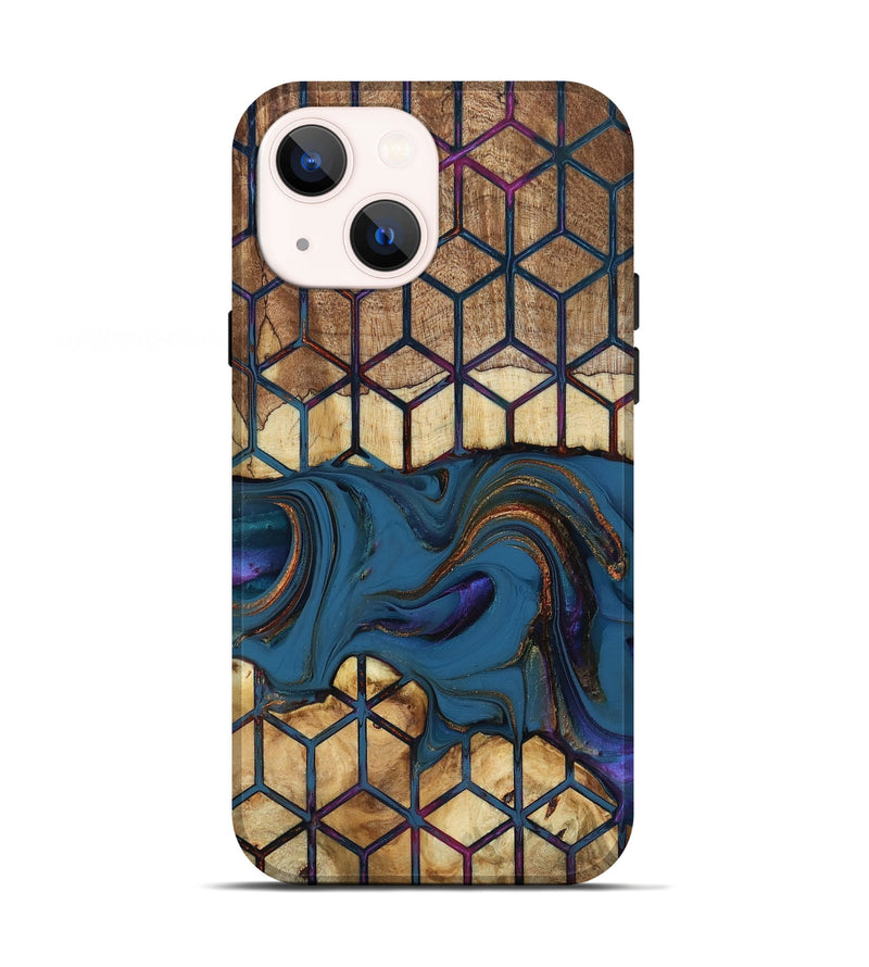 iPhone 13 Wood Live Edge Phone Case - Reuben (Pattern, 818925)