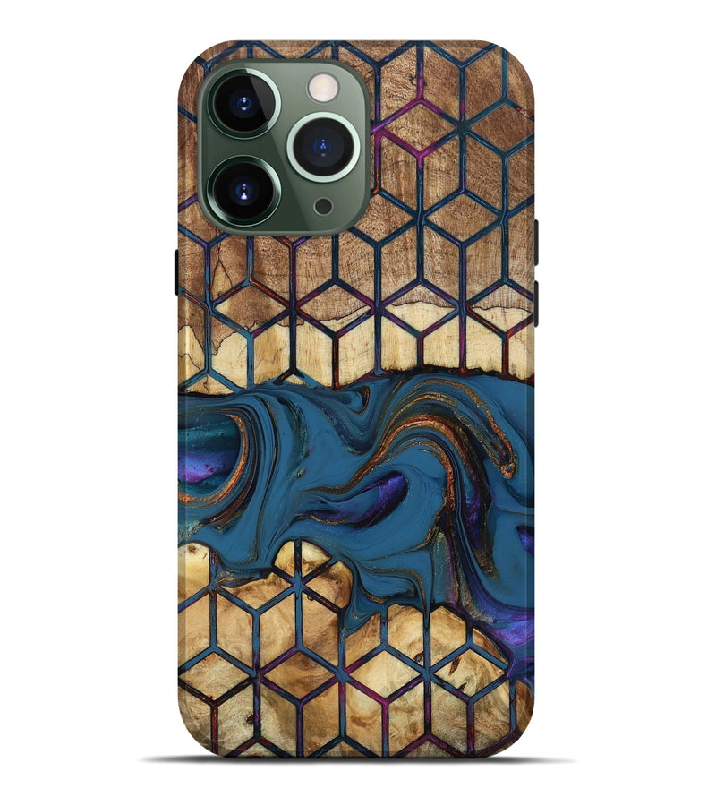 iPhone 13 Pro Max Wood Live Edge Phone Case - Reuben (Pattern, 818925)
