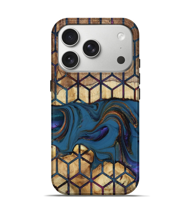 iPhone 17 Pro Wood Live Edge Phone Case - Reuben (Pattern, 818925)
