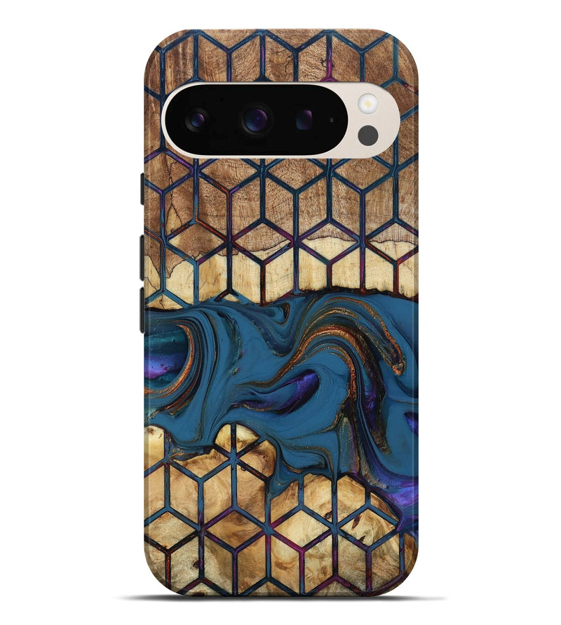 Pixel 9 Pro XL Wood Live Edge Phone Case - Reuben (Pattern, 818925)