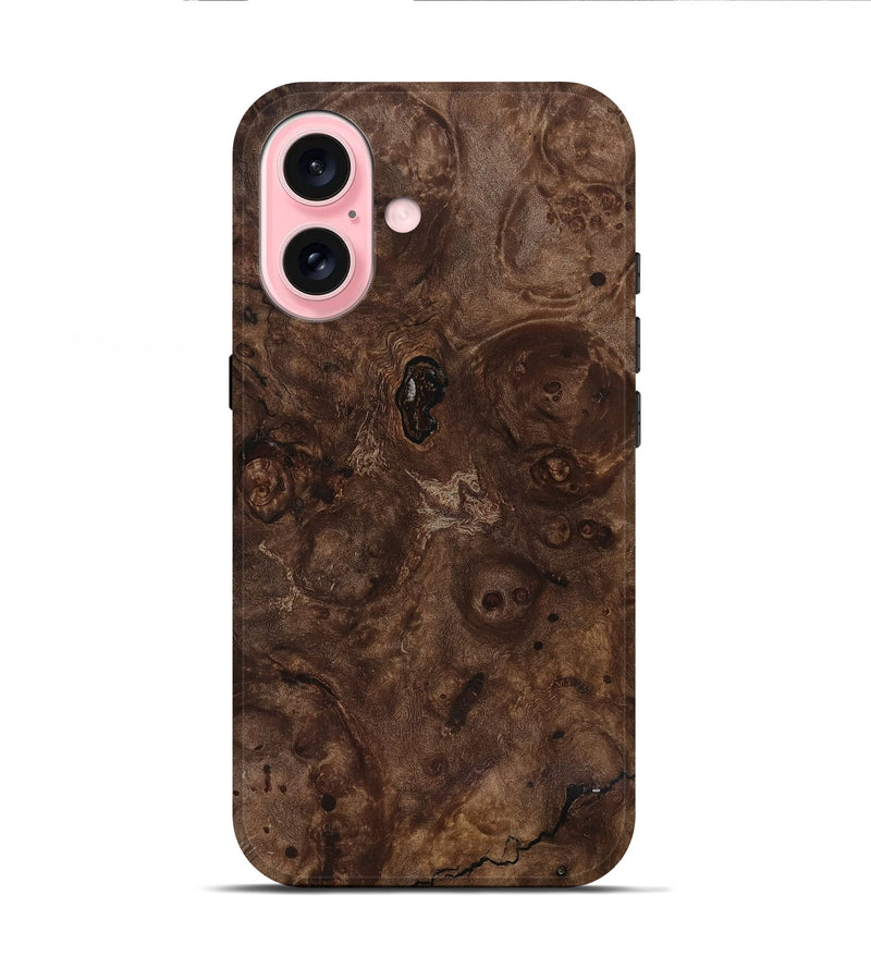 iPhone 16 Wood Live Edge Phone Case - Kobe (Wood Burl, 818926)
