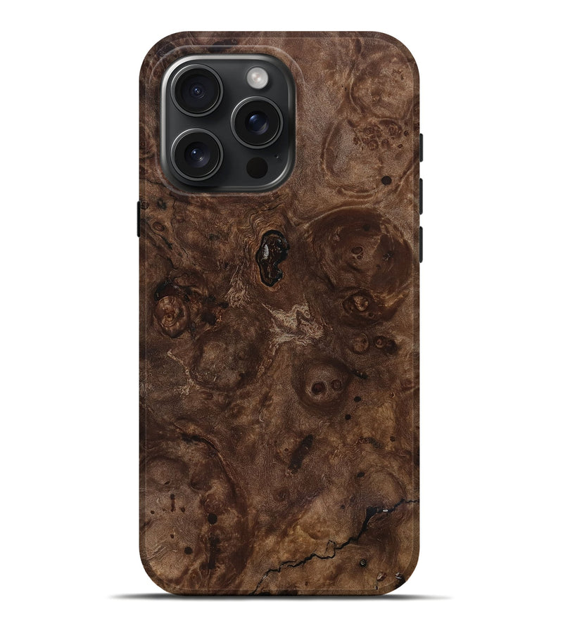 iPhone 16 Pro Max Wood Live Edge Phone Case - Kobe (Wood Burl, 818926)