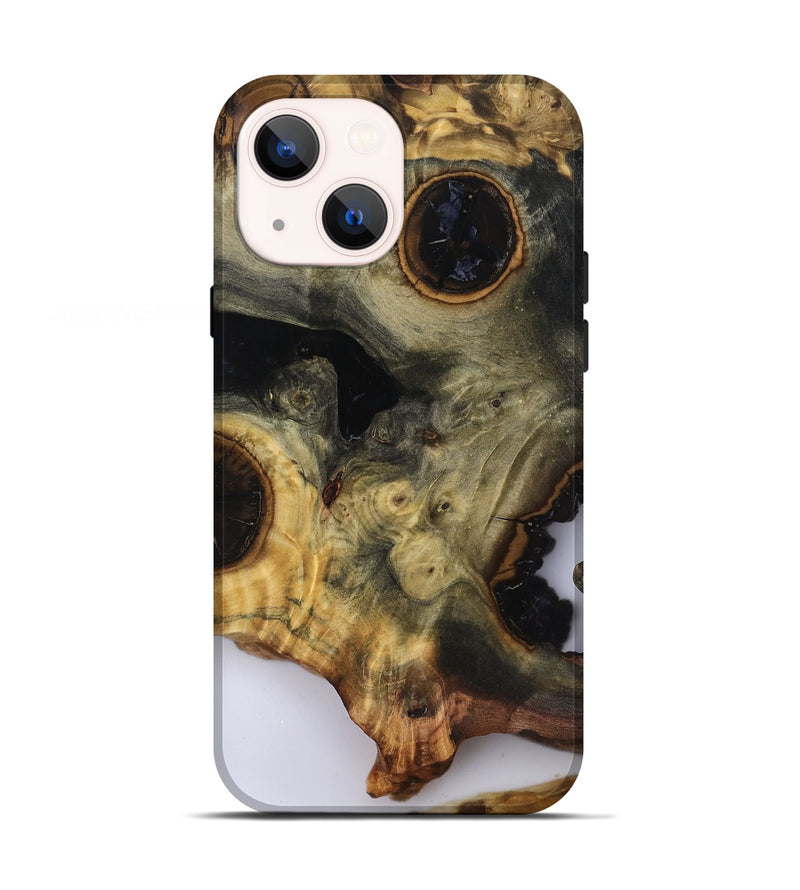 iPhone 13 Wood Live Edge Phone Case - Leonard (Clear, 818928)