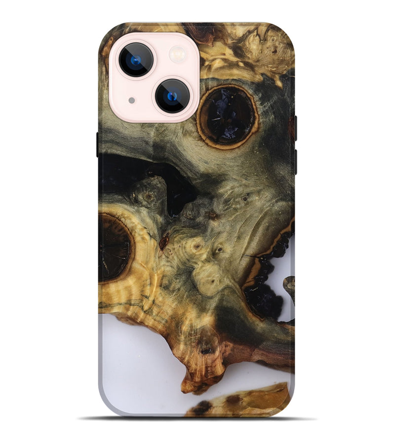 iPhone 14 Plus Wood Live Edge Phone Case - Leonard (Clear, 818928)