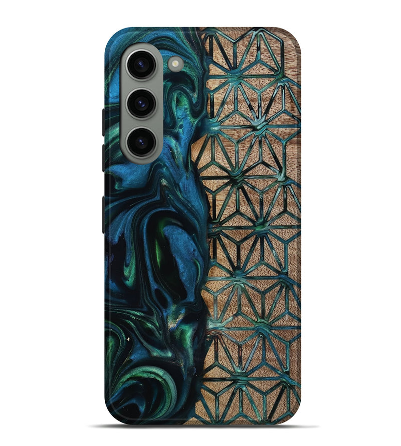 Galaxy S23 Plus Wood Live Edge Phone Case - Frida (Pattern, 818929)