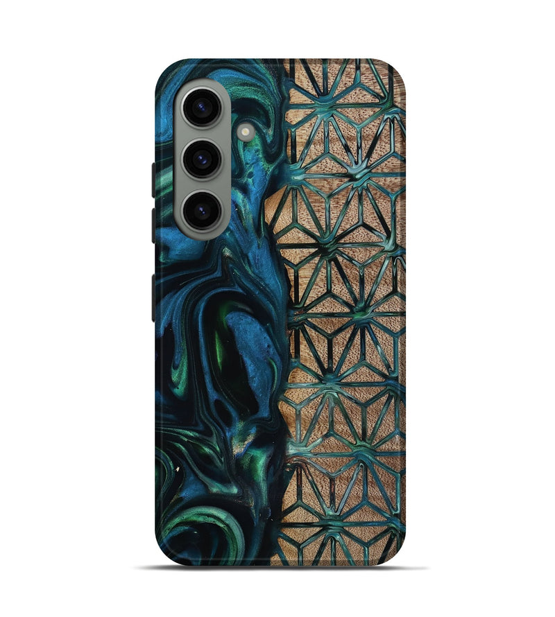 Galaxy S24 Wood Live Edge Phone Case - Frida (Pattern, 818929)