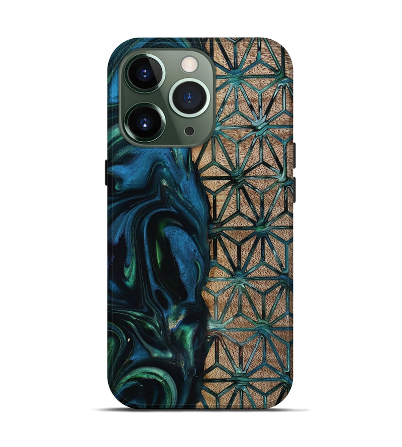 iPhone 13 Pro Wood Live Edge Phone Case - Frida (Pattern, 818929)