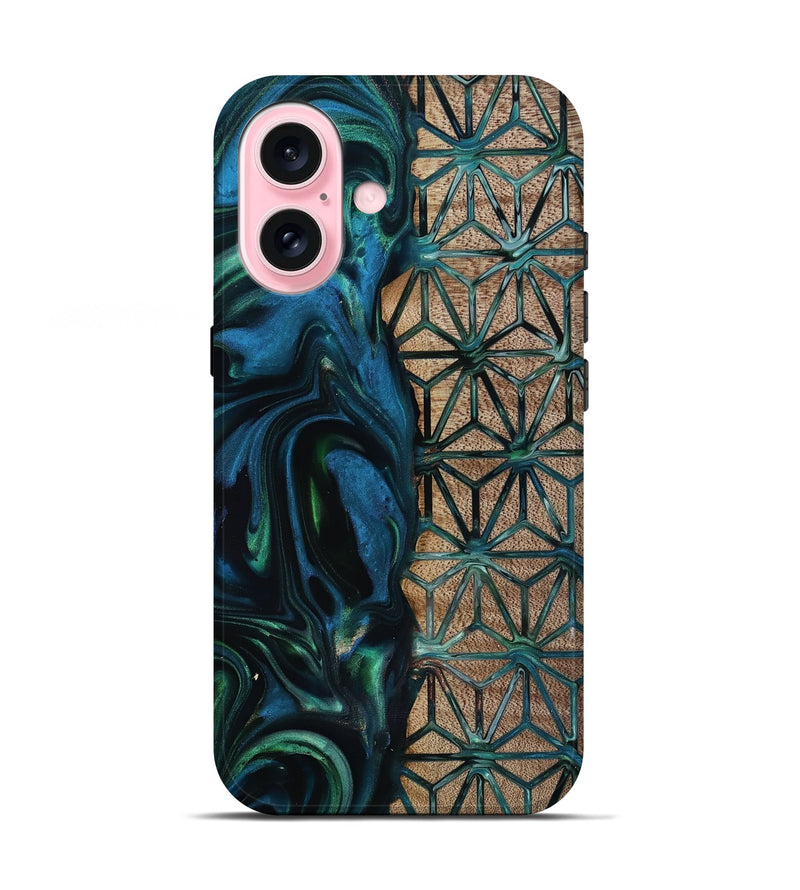 iPhone 17 Wood Live Edge Phone Case - Frida (Pattern, 818929)
