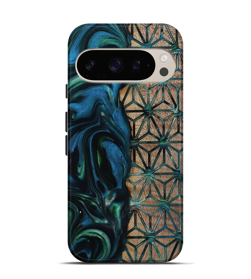 Pixel 10 Pro Wood Live Edge Phone Case - Frida (Pattern, 818929)