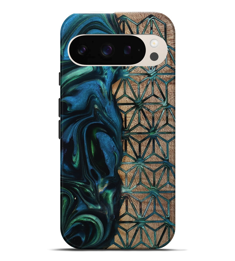 Pixel 10 Pro XL Wood Live Edge Phone Case - Frida (Pattern, 818929)