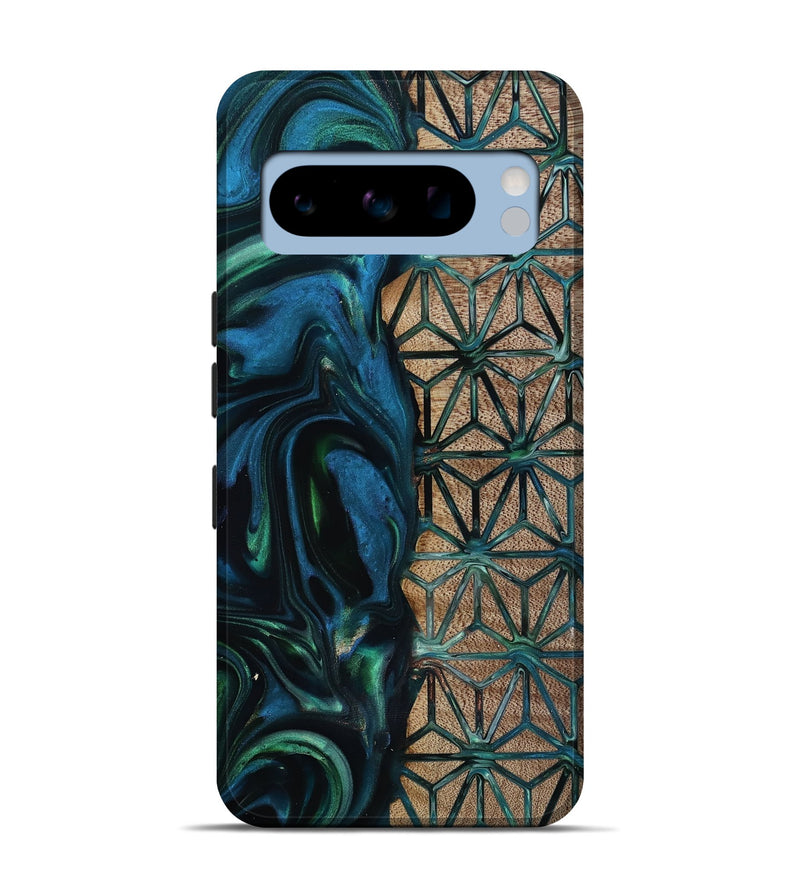 Pixel 8 Pro Wood Live Edge Phone Case - Frida (Pattern, 818929)