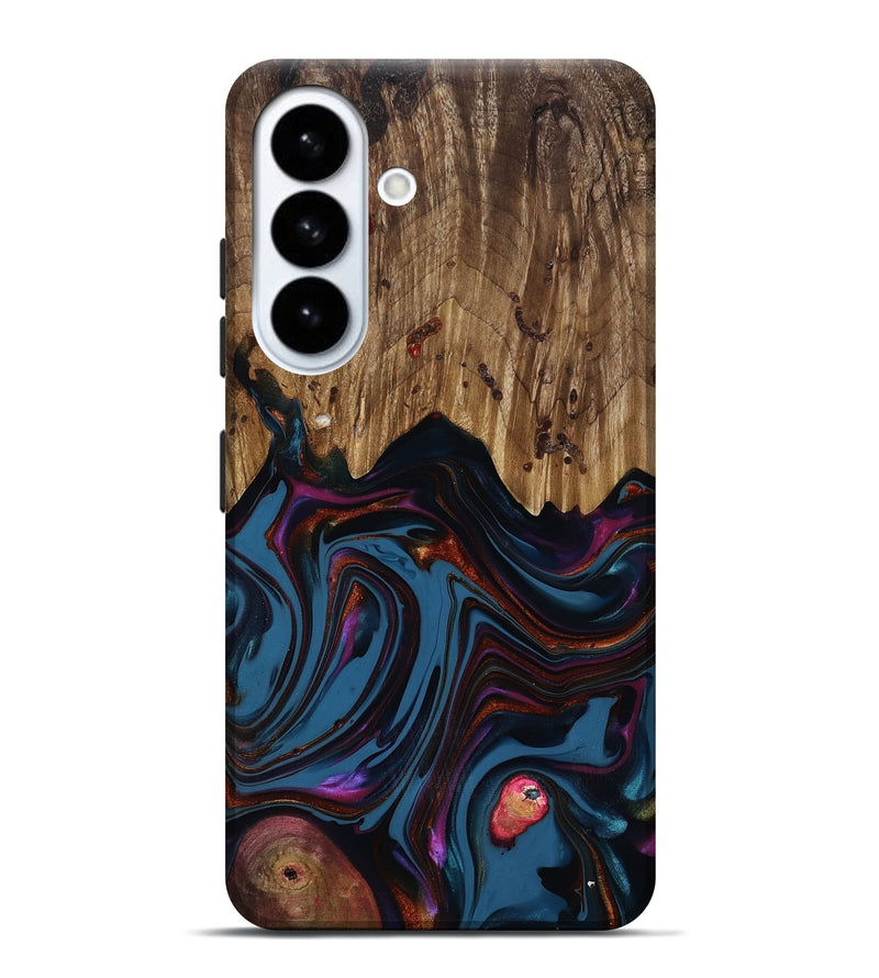 Galaxy S26 Plus Wood Live Edge Phone Case - Yisroel (Blue, 818931)