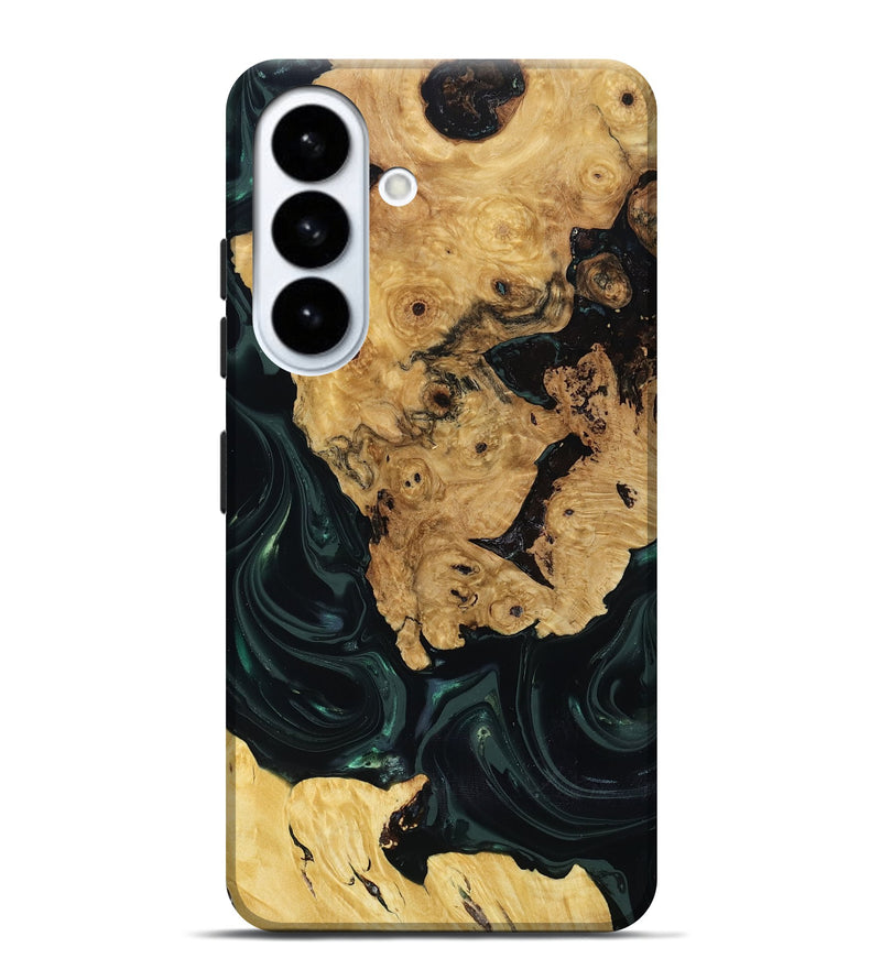 Galaxy S26 Plus Wood Live Edge Phone Case - Iyanna (Green, 818933)