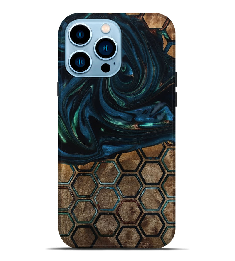 iPhone 14 Pro Max Wood Live Edge Phone Case - Braedon (Pattern, 818936)