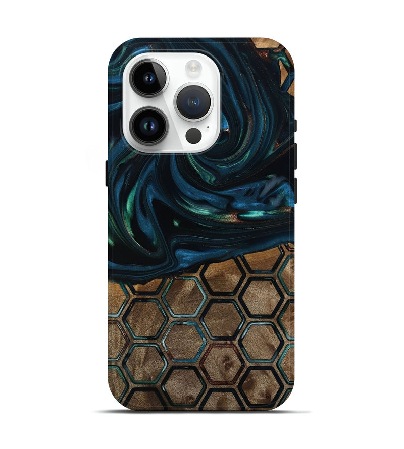 iPhone 15 Pro Wood Live Edge Phone Case - Braedon (Pattern, 818936)