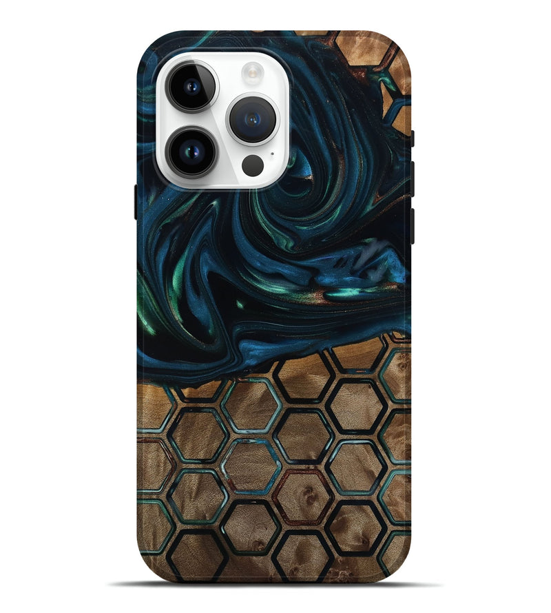 iPhone 15 Pro Max Wood Live Edge Phone Case - Braedon (Pattern, 818936)